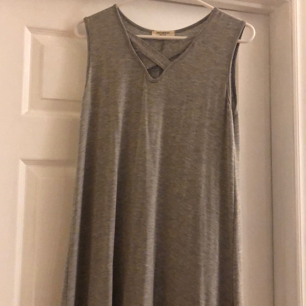Gray Promesa Dress
